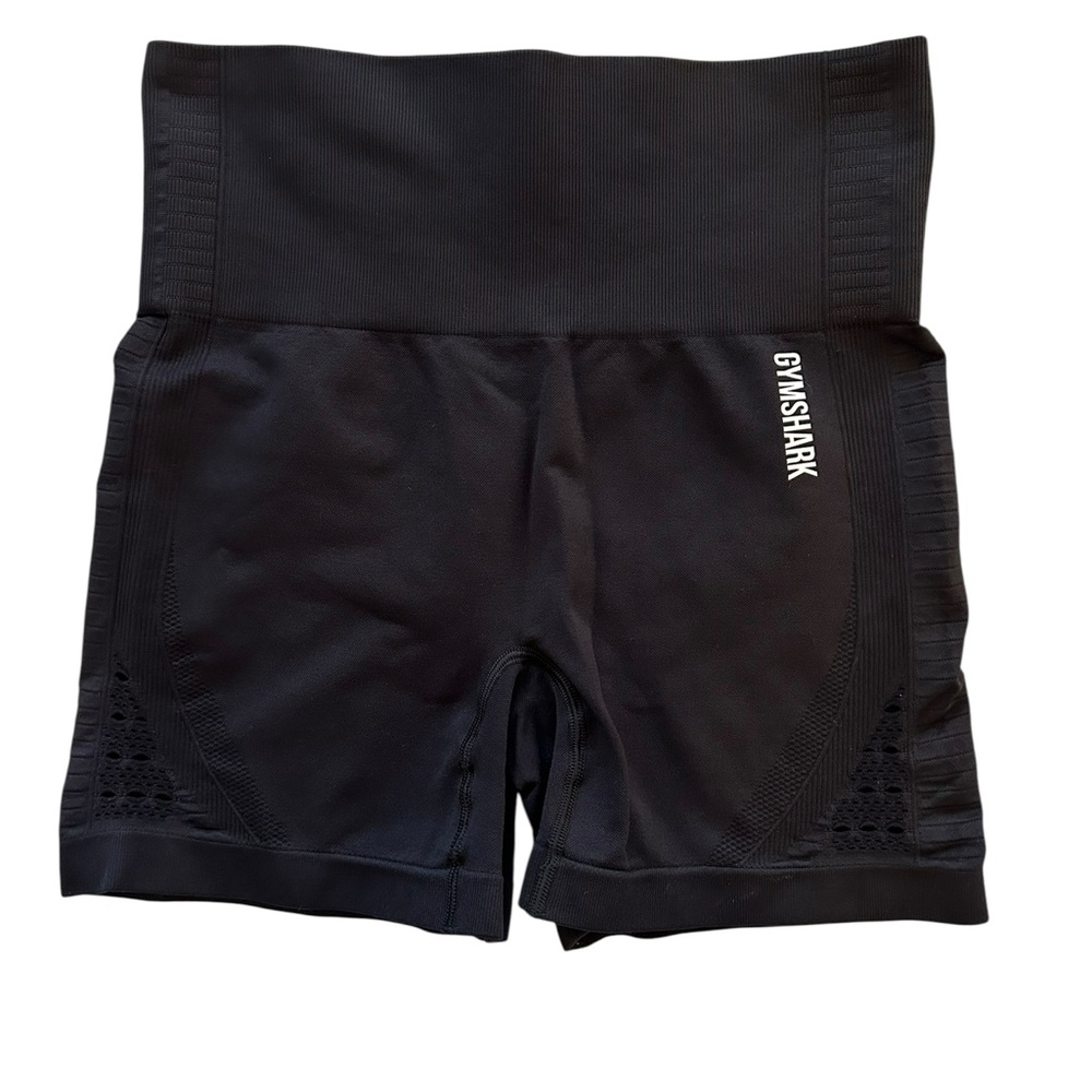 Gymshark Energy+ Black Seamless Shorts Size Medium